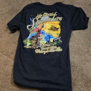 Margaritaville tshirt, grey, small, it’s 5’0clock somewhere